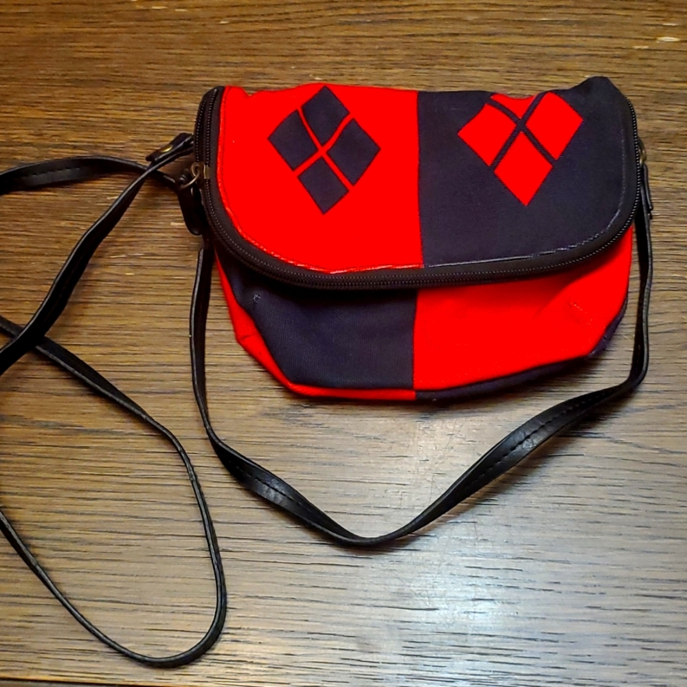 DC Comics Original Harley Quinn Crossbody bag.